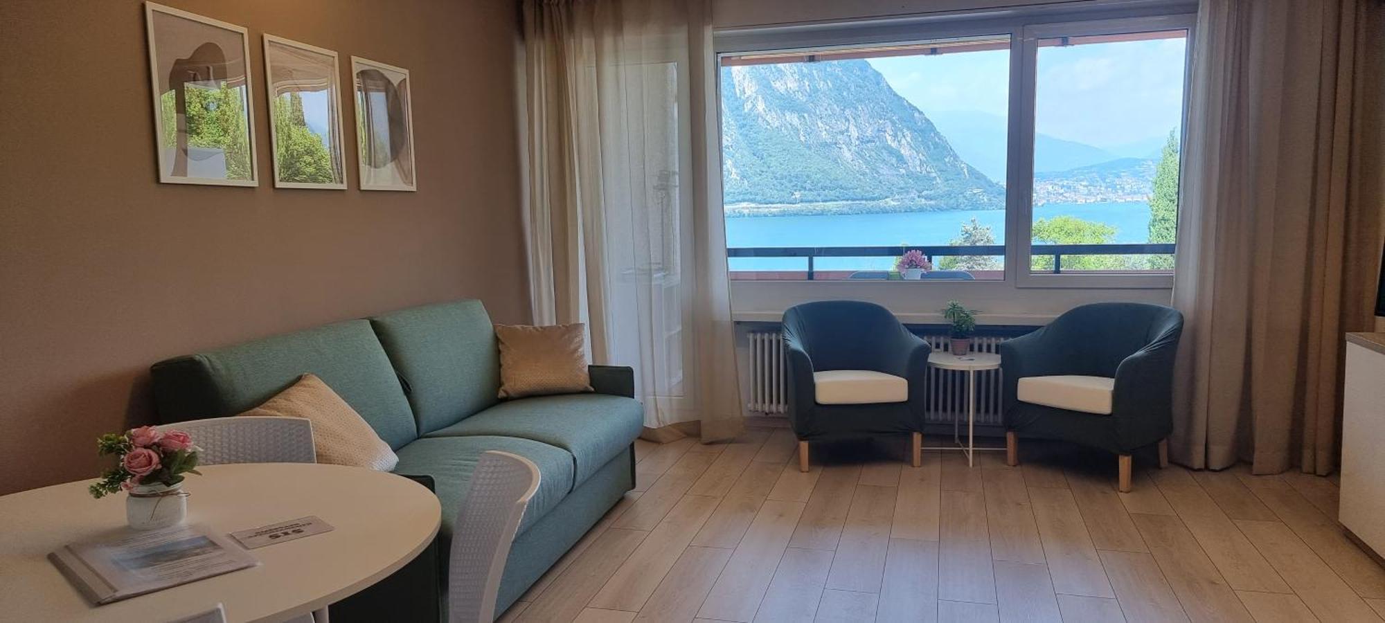 Appartamenti Famiglia Bissone Esterno foto