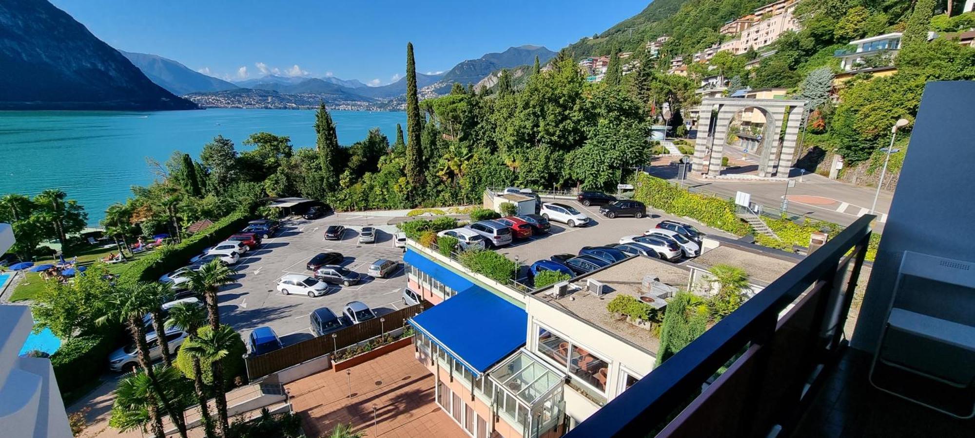 Appartamenti Famiglia Bissone Esterno foto