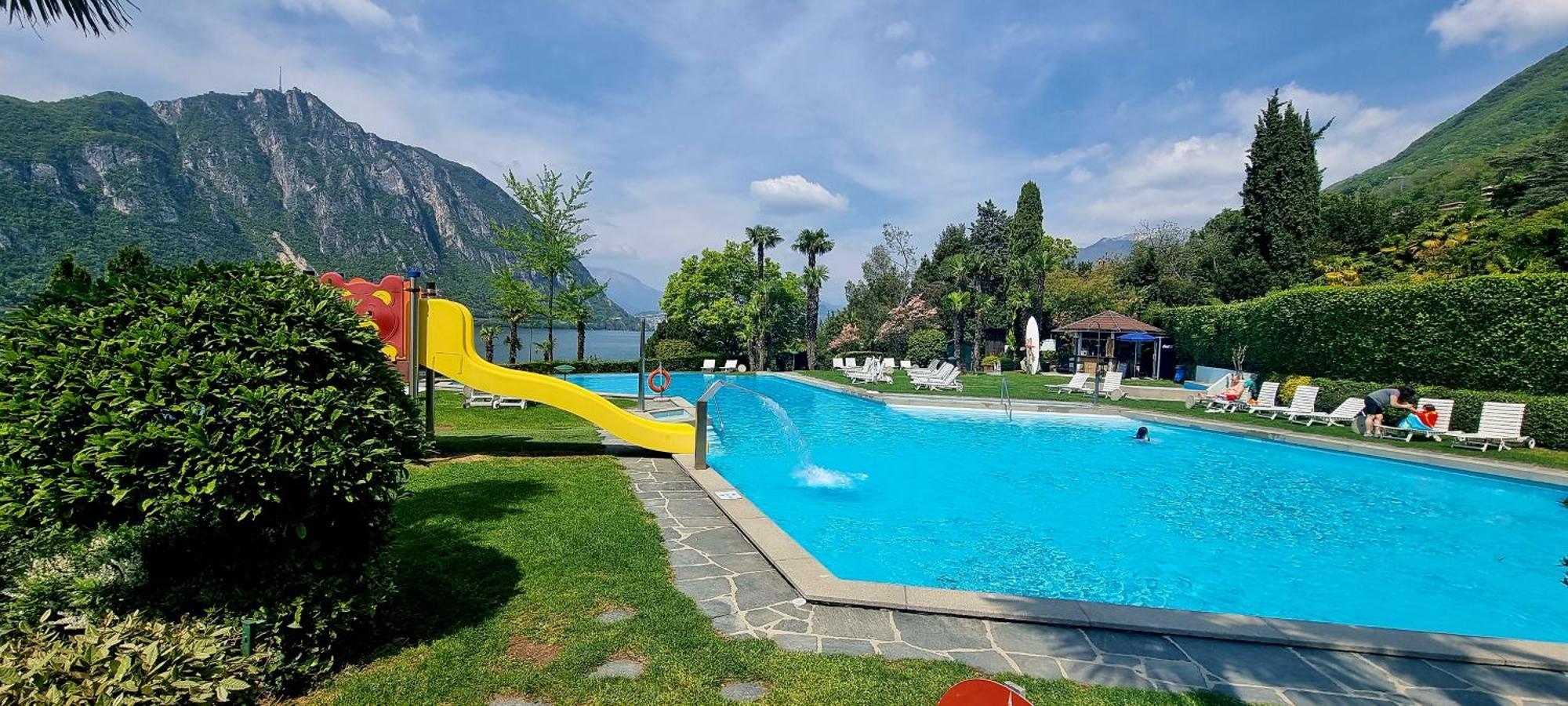 Appartamenti Famiglia Bissone Esterno foto